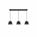 Cling Nota 3 Light Black Ceiling Pendant CL1539912